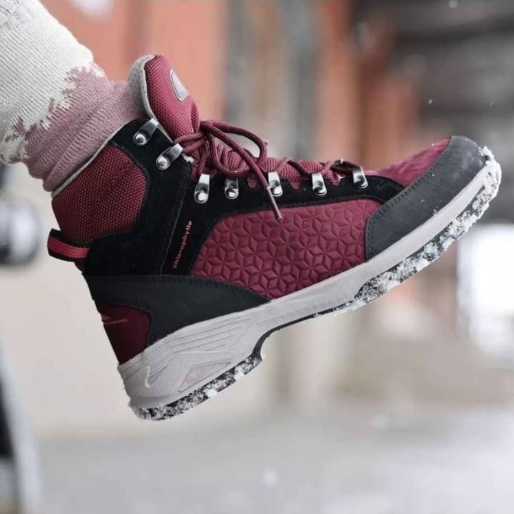 NWOT! Chlorophylle UNISEX Burgundy High-Top Winter Boot Sneakers